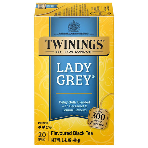 Twinings Lemon & Ginger, Caffeine-Free Herbal Tea Bags, 100 CT Box (1 Pack) | Spicy & Tangy, Ginger, Lemon Peel, Lemongrass, Blackberry Leaves, Soothe Digestion, 100 Foil Lined Individually Wrapped Bags