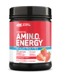 Optimum Nutrition Essential Amin.O Energy & Electrolytes - Energy Focus & Post-Workout Muscle Recovery - Strawberry Pre-Workout Electrolyte Powder Drink - Strawberry Burst 1.51 Lb (72 Servings)