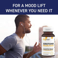 Natural Stacks Supplements Bundle - NeuroFuel Brain Supplement (45ct) and Serotonin Brain Food (60ct) - Improved Focus, Memory and Motivation, Better Mood and Relaxation