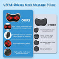 Shiatsu Neck Massage Pillow,Neck And Back Massager With Heat,Massage Pillow For Back, Neck, Shoulder, Leg, Foot, For Men Women Mom Dad, Stress Relax At Home Office And Car
