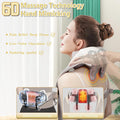 Neck Massager With Heat, Electric Back And Shoulder Massager With 2 Adjustable Modes/Speeds, Cordless 6D Deep Tissue Shiatsu Massager For Neck & Shoulder, Back & Leg Pain Relief, Ideal For Family
