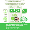 DUO BrushOn Lash Adhesive with Vitamins A C E Clear 0.18 oz 1Pack