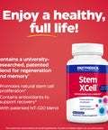 Enzymedica, Stem Xcell, Enzyme And Antioxidant Support For Brain And Cellular Health, 60 Capsules