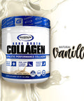 Gaspari Nutrition Bone Broth Athletic Performance Collagen, Joint Support, Digestive and Immune Health, Muscle Recovery, Glucosamine and Chondroitin Concentrated (30 Serving, Natural Vanilla)