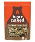 Bear Naked Granola Cereal, Whole Grain Granola, Breakfast Snacks, Cacao and Cashew Butter Crunch, 11oz Bag (1 Bag)