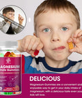 Magnesium Citrate Gummies for Adults and Kids, Promotes Healthy Relaxation, Muscle, Bone & Energy Support, Natural Flavor Gummy Supplement, Gluten Free Vegetarian GMO-Free Chewable (2 Pack)
