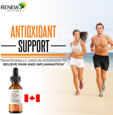 Renew Actives Turmeric Liquid Extract With Ginger & Lemon Oil