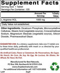 Best Naturals L-Arginine 1000 mg & L-Citrulline 1500mg