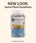 Garden of Life Organics Men'S Gummy Vitamins - Berry - Certified Organic Non-Gmo Vegan Kosher Complete Multi - Methyl B12 C & D3 - Gluten Soy & Dairy Free 120 Real Fruit Chew Gummies