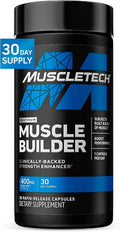 Muscletech Nitric Oxide Supplements for Men and Women Muscle Builder (30 Capsules) Nitric Oxide Booster Supplement Supports Muscle Gain and Performance 400mg Peak ATP for Enhanced Strength