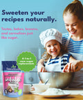 Sweetleaf Indulge Powder Sugar Replacement - All-Purpose Allulose and Monk Fruit Sweetener Blend with Inulin and Stevia Zero-Calorie Sugar Substitute Sugar- Baking Supplies 16 Oz