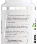 Ashwagandha KSM 66 Herbolab 151 with Black Pepper Extract Higher Absorption Max Potency Full Spectrum 5 Withanolides