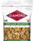 Diamond of California Shelled Walnut Halves and Pieces, Pre-Shelled Raw Walnuts for Baking, Snacking and Salads, 32 oz.