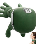 Lrthyonis Shoulder & Neck Massager With Heat 4D Kneading Neck Massager With Bionic Finger Design Deep Tissue Massage To Relieve Muscle Tension Home & Office Use (Green)