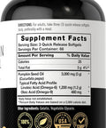 Carlyle Pumpkin Seed Oil Capsules 3000mg | 200 Count | Non-GMO and Gluten Formula | Cold Pressed Dietary Supplement