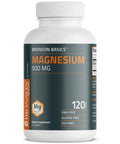 Bronson Magnesium 500 Mg Supports Bone & Muscle Health & Nervous System Support - Non-Gmo, 120 Vegetarian Tablets