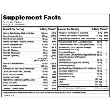 Evlution Nutrition Womens Multivitamin - Full Spectrum Vitamins & Minerals, Immune Health, Vitamin C & D, Iron, Zinc, Antioxidants & Bioflavonoids, Skin, Hair, Bone, Eye Health, 120 Tablets, 60 Days