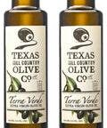 Texas Hill Country Olive Co Miller's Blend Extra Virgin Olive Oil - Cold Pressed EVOO Gourmet Olive Oil - Rich & Robust - Perfect for Dressing & Dipping - Award Winning & Made in Texas (16.9 oz)