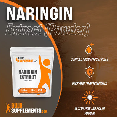 BulkSupplements Naringin Powder - Dietary Supplement, Sourced from Citrus - - 500mg , 200 Servings (100 Grams - 3.5 oz)