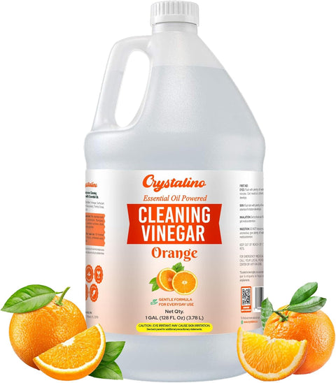 Lavender Essential Oil Cleaning Vinegar for Home (1 Gallon) 6% Non-Toxic Distilled White, Vinegar for Cleaning Purpose, Vinagre Blanco, Vinger (128 Fl Oz (Pack of 1), Lavender)