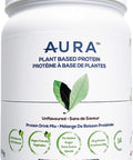 AURA Perfect Blend Plant Based, Keto Supplement Powder (500 gram) UnFlavoured Pea Protein Powder with Organic Pumpkin Seed, Sprouted Brown Rice, Quinoa, Vegan Protein Shake