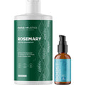 Rosemary Biotin Hair Serum & Shampoo - Maple Holistics Hair Regrowth Bundle With Boost Hair Thickening Serum Featuring Rosemary Peppermint & Black Castor Oil Plus Sulfate Biotin Shampoo For Hair