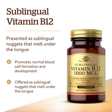 Solgar Vitamin B12 1000 Mcg 100 Nuggets