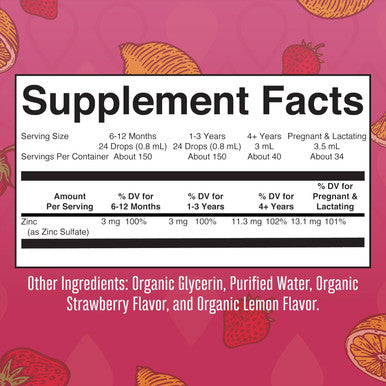 Maryruth Organics Strawberry Lemon Ionic Zinc 4 FZ