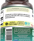 Amazing Nutrition Formulas Biotin Fast Dissolve 10000 mcg Tablets Supplement | Strawberry Flavor | Vitamin B7 | Non-GMO | Gluten | Made in USA (120 Count)