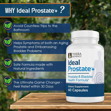 Advanced Men'S Prostate Support By Ideal Prostate Plus With Saw Palmetto, Lycopene And More For Natural Prostate Relief