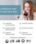 Organifi - Gold Chocolate - Superfood Supplement Powder - 20 Day Supply - Supports Restful Sleep, Immune Health And Recovery - Cocoa, Organic Turmeric And Reishi Mushroom Infused Golden Milk Drink Mix