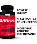 LeanFire Ultimate Pre Workout Energy Pills for Men and Women with L-Theanine and Green Tea Extract to Boost Energy, Enhance Focus, and Improve Athletic Performance, Force Factor, 180 Capsules (3-Pack)