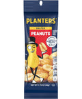 PLANTERS Salted Peanuts Cocktail, Party Snack, Plant-Based Protein, After School Snack, Roasted in Peanut Oil, Salted Nuts, Snacks for Adults, Bulk Nuts, Kosher, 2.19lb Jar