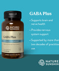 Nature'S Sunshine Gaba Plus, 60 Capsules, Kosher | Brain Health And Nervous System Support To Help Find A Sense Of Relaxation And