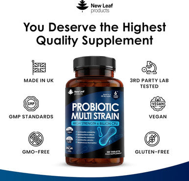 Bio-Cultures Supplements Multi Strain Acidophilus 360 Tablets High Strength - Digestive & Gut Health Supplements Lactobacillus Natural Cultures For Gut Health - Vegan, Gmo-, Gluten-, Uk Made