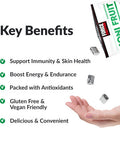 Force Factor Noni Chews for Immunity and Skin Health Support, Noni Juice Supplement, Plant-Based Antioxidant Superfood Chews, Gluten-Free, & Vegan, Apple Berry Flavor, 30 Soft Chews