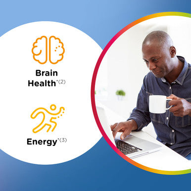 Centrum Multigummies Multi+ Dual Action Mental Focus Adult Multivitamin With Caffeine From Green Tea Supports Mental Focus Attention And Alertness Lemon/Orange Flavors - 90 Count