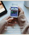 Nature's Way Sambucus Advanced Immune Capsules with Black Elderberry, Vitamin C, Vitamin D, Echinacea*, and Zinc, Immune Support with EpiCor*, 80 Count