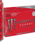 Monster Energy Ultra Strawberry Dreams, Sugar Free Energy Drink, 16 Ounce | Pack of 15