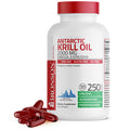 Bronson Antarctic Krill Oil 2000 mg with Omega-3s EPA DHA Astaxanthin and Phospholipids 250 Softgels