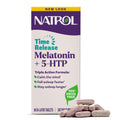 Natrol Melatonin 5-Htp Time Release Sleep Aid Triple Action Formula Calm The Mind Fall Asleep Faster And Stay Asleep Longer 60 Bi-Layer Tablets Up To A 60 Day Supply