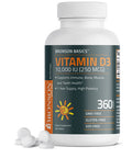 Bronson Vitamin D3 10,000 IU (250 MCG) Supports Immune, Bone, Muscle and Teeth Health, 1 Year Supply High Potency - Non-GMO, 360 Tablets