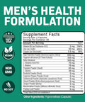 Herbtonics Prostate Support Supplement For Men'S Health - Saw Palmetto & Beta Sitosterol Formula With Pumpkin Seed Oil - Promotes Prostate Health & Less Urination - Dht Blocker For Hair - 120 Capsules