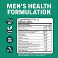 Herbtonics Prostate Support Supplement For Men'S Health - Saw Palmetto & Beta Sitosterol Formula With Pumpkin Seed Oil - Promotes Prostate Health & Less Urination - Dht Blocker For Hair - 120 Capsules