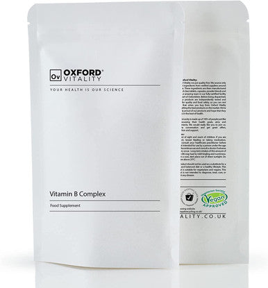 Vitamin B Complex Tablets Supplements by Oxford Vitality