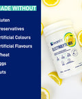 LEANFIT ELECTROLYTE MIX Citrus Lemon Electrolyte Hydration Powder Drink Mix Non GMO Vegan Gluten-Free 30 servings 381g tub
