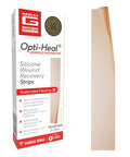Neo G Opti-Heal Wound Recovery Silicone Scar Strips For Surgical Scars, C Section, Burn, Acne, Keloid Treatment - Medical Silicone Scar Sheets - And Old Scar Treatment - 1.6 X 5.9 Inch - 6 Strips