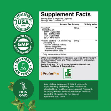 Natures Craft Prebiotics and Probiotics Gut Health Supplement - Super Potent Digestive Health Acidophilus Probiotic Capsules with Men and Womens Probiotics and Prebiotics for Colon Digestive Support and Immunity