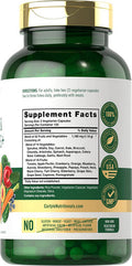 Carlyle Fruits and Veggies Supplement | 250 Capsules | Made with 32 Fruits and Vegetables | Vegetarian, Non-GMO, Gluten Free Superfood Formula