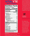 Vitalyte Natural Electrolyte Powder Drink Mix, Gluten Free, 40 2 Cup Servings Per Container (Fruit Punch)